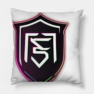 Shield Neon Shadow Silhouette Anime Style Collection No. 286 Pillow