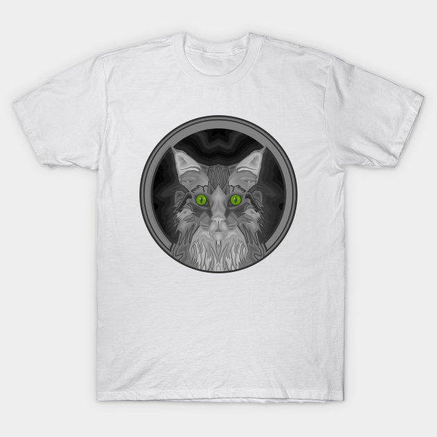 grey cat t shirt