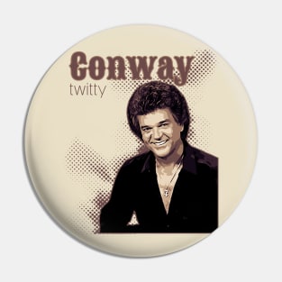 Conway Twitty Pin