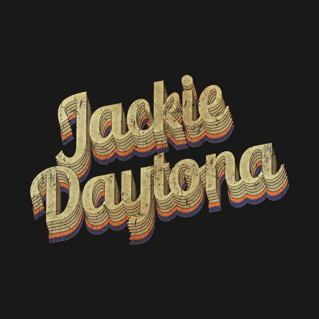 comedy horror television series Jackie Daytona text vintage by TANATORAJA.WISATA