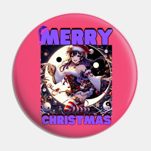 Kawaii, Anime Girl, Christmas, Merry Christmas | Catsie Cat Pin