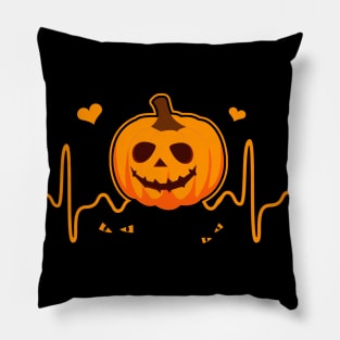 Love Nurse Stethoscope Pumpkin Halloween Costume Pillow