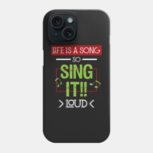 Inspirational Music Quotes For Life Phone Case