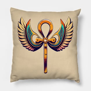 Ankh-ward Antics Pillow