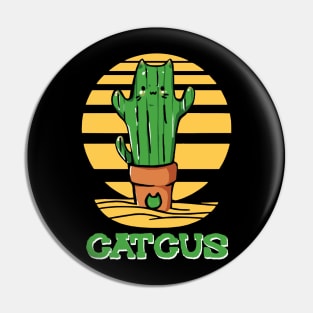 Catcus - Cactus Cat Pin