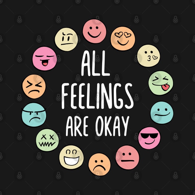 All Feelings Are Okay Autism Awareness by Clothspell