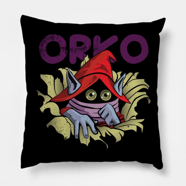 MASTER ORKO - Vintage MOTU 1981 Pillow by SALENTOmadness