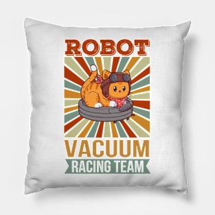 Robot Vaccum Racing Team Pillow