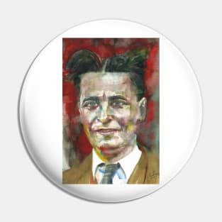 F. SCOTT FITZGERALD - watercolor portrait .1 Pin