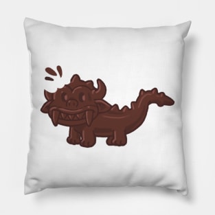 Chocolate Hodag Pillow