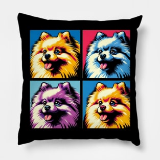 Pomeranian Pop Art - Dog Lover Gifts Pillow