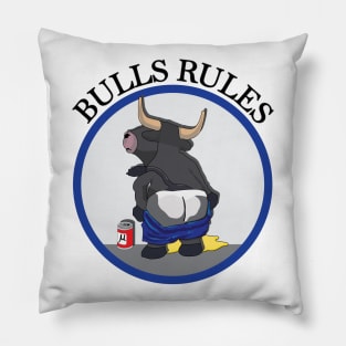 Bulls rules Pillow