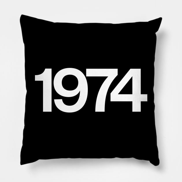 1974 Pillow by Monographis