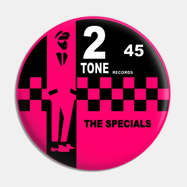 2 Tone Records Scarf Music Pin by midel