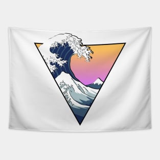 Great Wave Aesthetic Tapestry