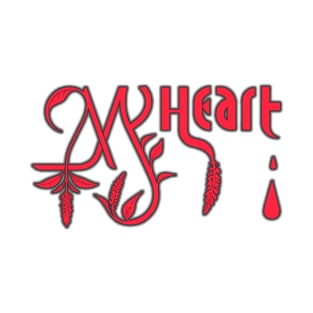 Love Lies Bleeding: My Heart in Amaranthus Caudatus T-Shirt