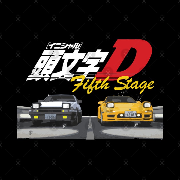 Initial D FD RX7 fifth stage Drifting - Keisuke Takahashi's vs takumi 86 by cowtown_cowboy