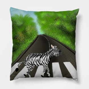 Zebra Crossing Pillow