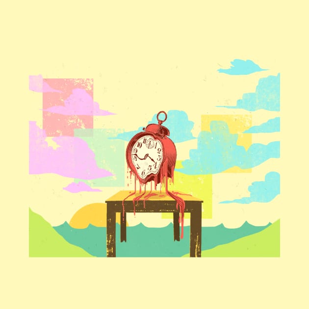 MELTED CLOCK by Showdeer