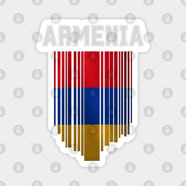 Armenia flag, armenian flag Magnet by eka123
