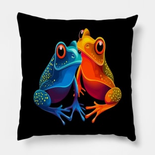 Frog Valentine Day Pillow