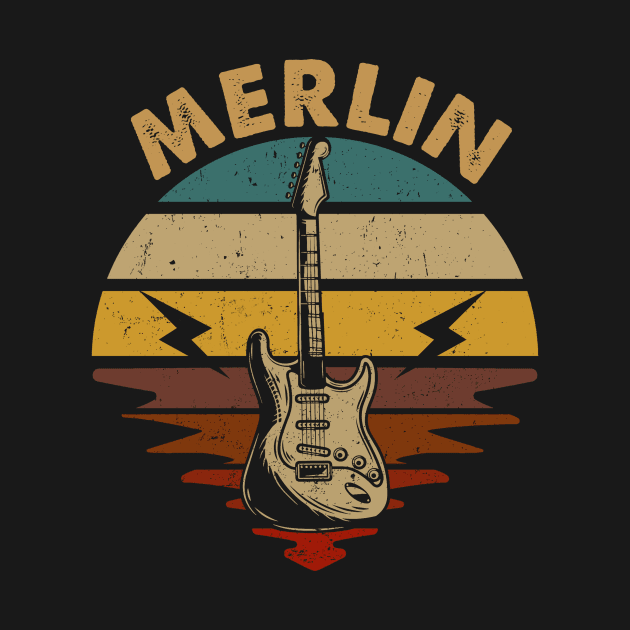 Proud To Be Merlin Personalized Name Birthday by Gorilla Animal