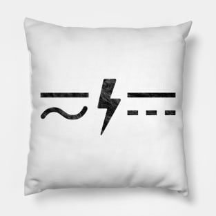 AC & DC Electricity acdc Corner Pillow