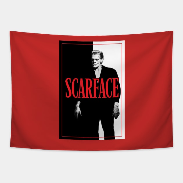 Scarface Monster Tapestry by ArtGuyDesigns