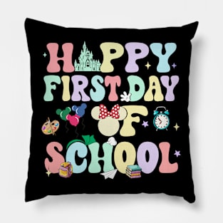 Happy First Day of School Pillow