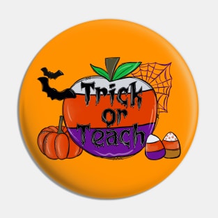 Trick or teach Halloween for teachers Pin