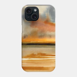 Abstract Watercolor Landscapes 7 Phone Case