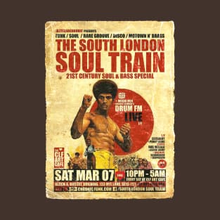 POSTER TOUR - SOUL TRAIN THE SOUTH LONDON 141 T-Shirt