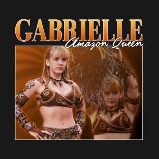 Gabrielle Amazon Queen Retro T-Shirt