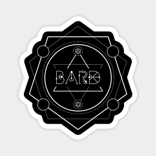 Bard Character Class TRPG Tabletop RPG Gaming Addict Magnet