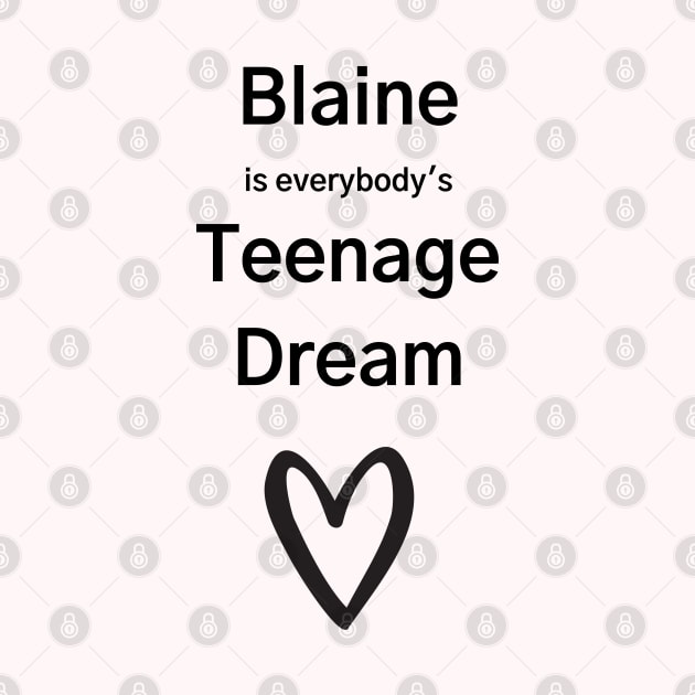 Glee/Blaine/Teenage by Said with wit