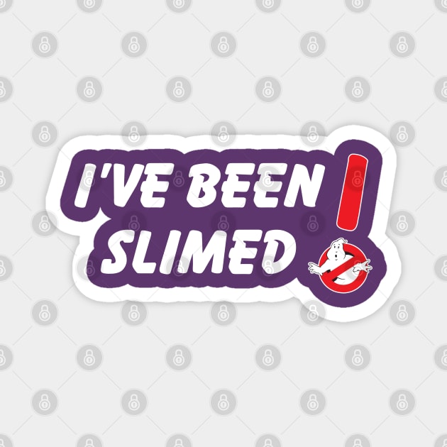 I've been slimed! Magnet by old_school_designs