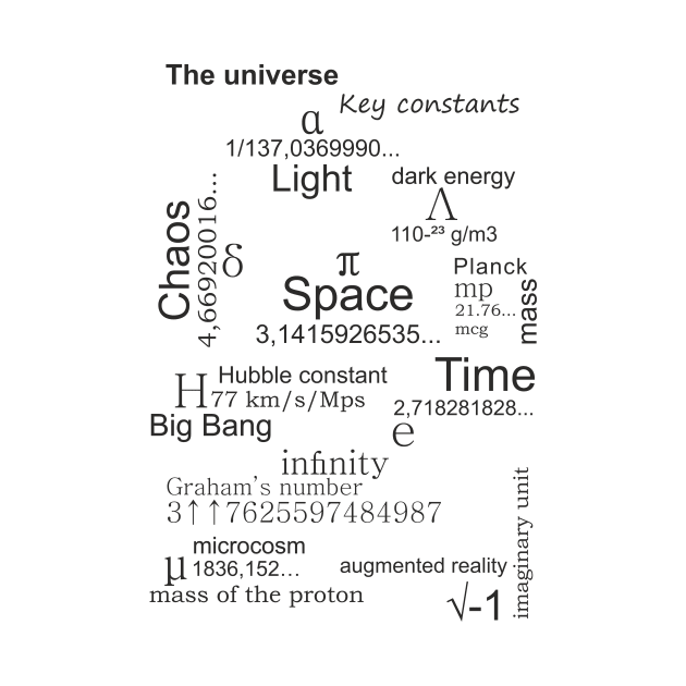 THE UNIVERSE. Key constants by aceofspace