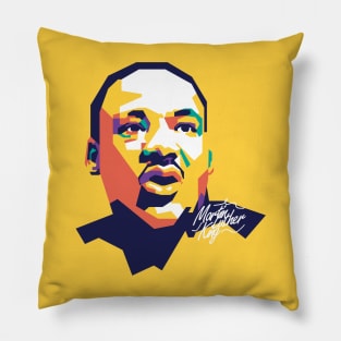 Martin Luther King on WPAP art #1 Pillow