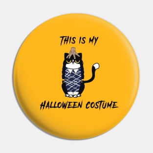 This is my Halloween Costume [Weds Addams] Pin