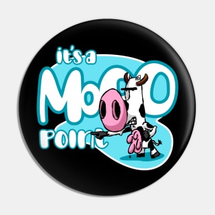 It’s a Moo Point Cute Cow Farming Love Pin