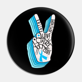 Diabetes Awareness Faith Hope Love Peace Diabetes Pin