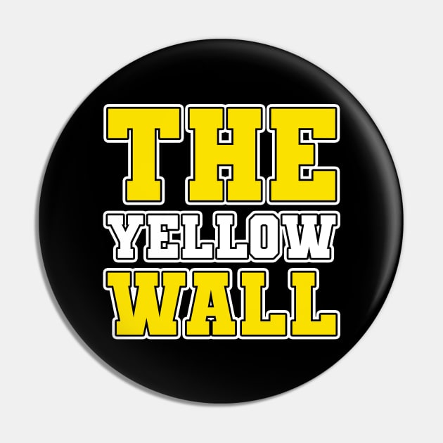 The Yellow Wall Pin by Footscore