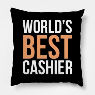 World's best cashier Pillow