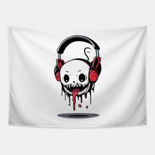 horror and cute  eyes fantastic and gotic graphic design ironpalette Tapestry