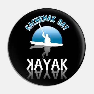 Kachemak Bay Alaska Kayak Pin