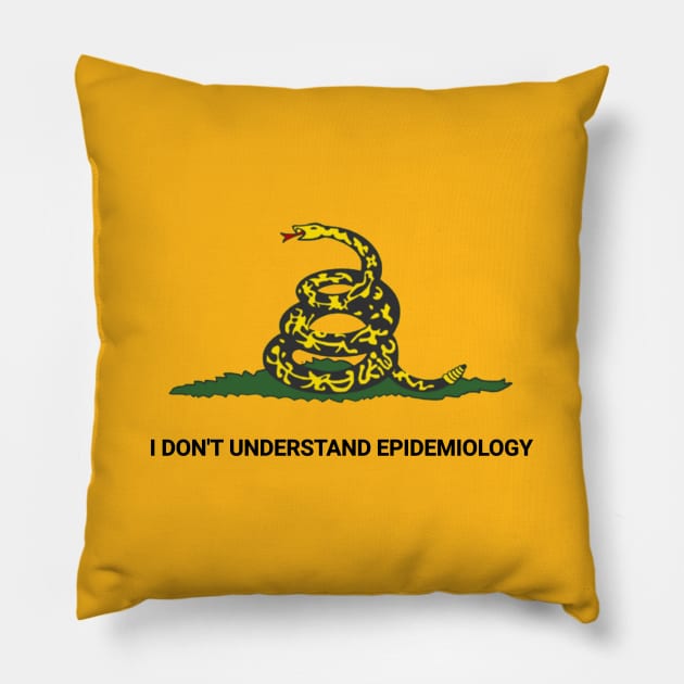 i don't understand epidemiology Pillow by Peachbaby_k 