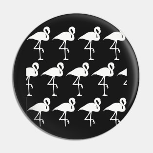 Pink Flamingo Print Pin