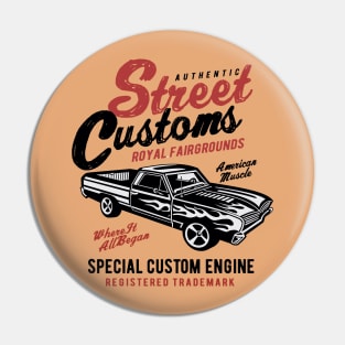 Street Muscle Car Pin