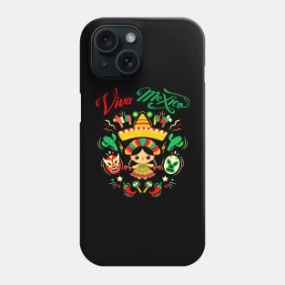 Viva Mexico Mexican Independences Day - I Love Mexico Phone Case