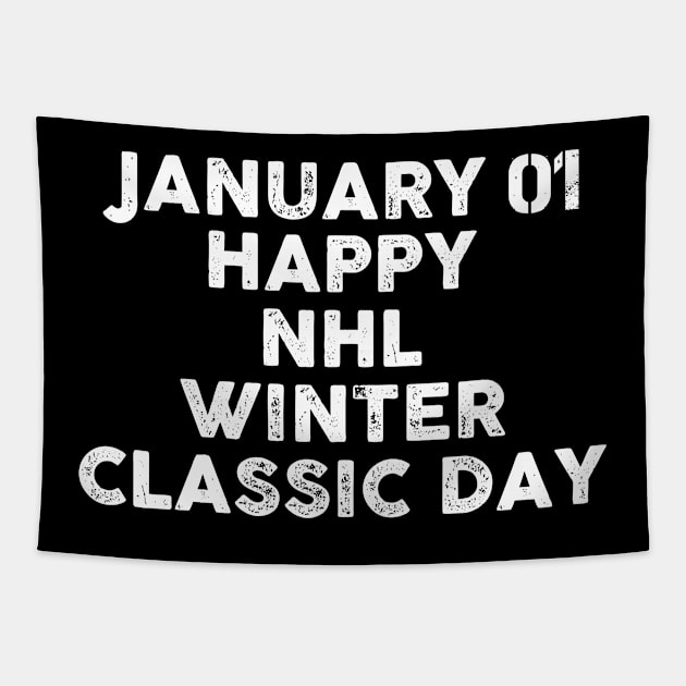 NHL Winter Classic Day Tapestry by Artistry Vibes